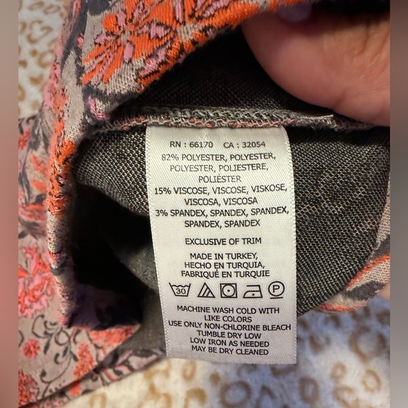 Anthropologie Meadow Rue Boho Floral Sleeveless Women’s Top. Size: XS - Picture 11 of 12